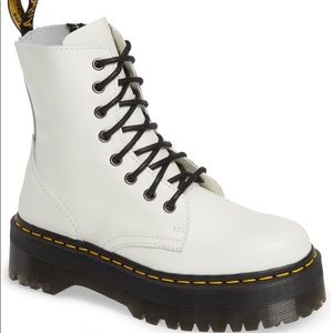 White Dr Marten Boots